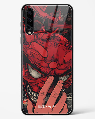 Oni Mask [BREATHE] Glass Case Phone Cover (Samsung)