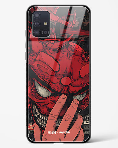 Oni Mask [BREATHE] Glass Case Phone Cover (Samsung)