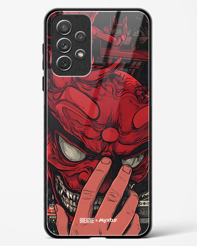 Oni Mask [BREATHE] Glass Case Phone Cover (Samsung)