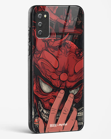 Oni Mask [BREATHE] Glass Case Phone Cover (Samsung)