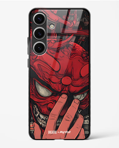 Oni Mask [BREATHE] Glass Case Phone Cover (Samsung)