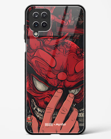 Oni Mask [BREATHE] Glass Case Phone Cover (Samsung)