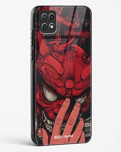 Oni Mask [BREATHE] Glass Case Phone Cover (Samsung)