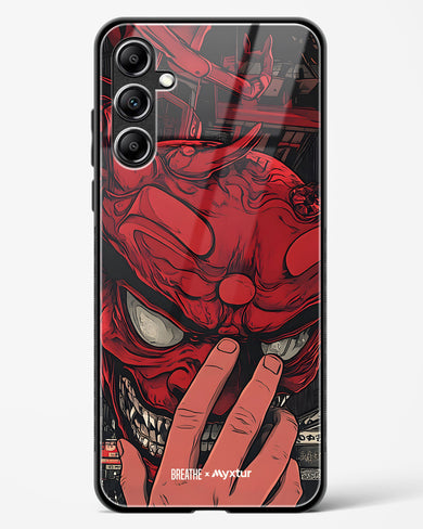 Oni Mask [BREATHE] Glass Case Phone Cover (Samsung)