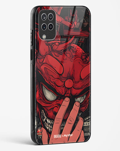 Oni Mask [BREATHE] Glass Case Phone Cover (Samsung)