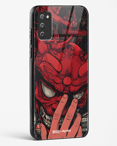 Oni Mask [BREATHE] Glass Case Phone Cover (Samsung)