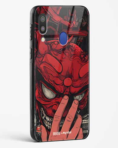 Oni Mask [BREATHE] Glass Case Phone Cover (Samsung)