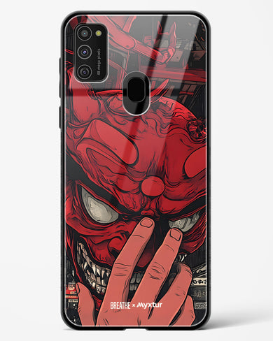 Oni Mask [BREATHE] Glass Case Phone Cover (Samsung)