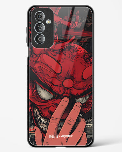 Oni Mask [BREATHE] Glass Case Phone Cover (Samsung)