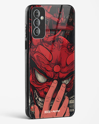 Oni Mask [BREATHE] Glass Case Phone Cover (Samsung)