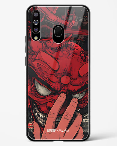 Oni Mask [BREATHE] Glass Case Phone Cover (Samsung)