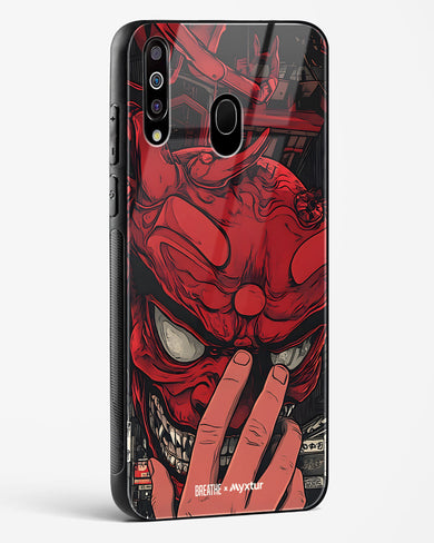 Oni Mask [BREATHE] Glass Case Phone Cover (Samsung)