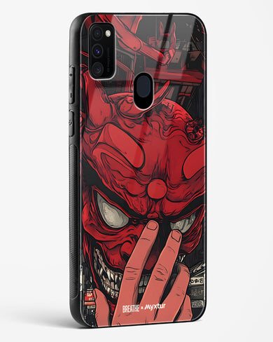 Oni Mask [BREATHE] Glass Case Phone Cover (Samsung)