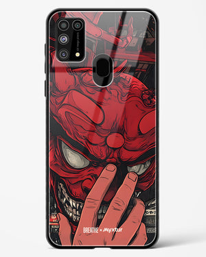 Oni Mask [BREATHE] Glass Case Phone Cover (Samsung)