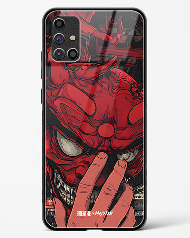 Oni Mask [BREATHE] Glass Case Phone Cover (Samsung)