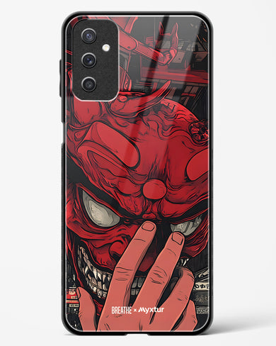 Oni Mask [BREATHE] Glass Case Phone Cover (Samsung)