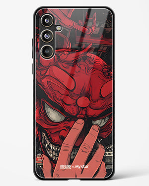 Oni Mask [BREATHE] Glass Case Phone Cover (Samsung)