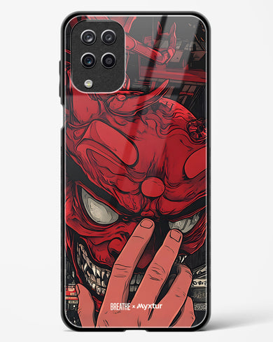 Oni Mask [BREATHE] Glass Case Phone Cover (Samsung)