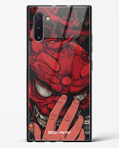 Oni Mask [BREATHE] Glass Case Phone Cover (Samsung)