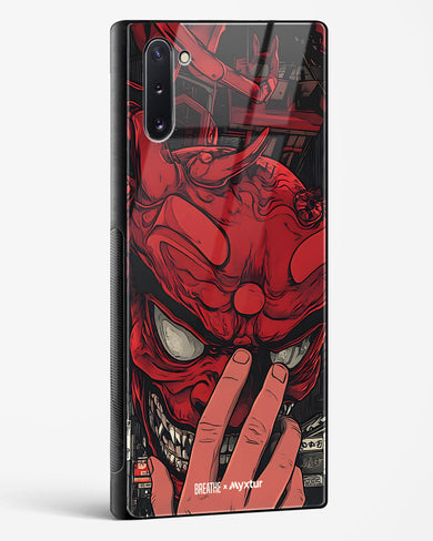 Oni Mask [BREATHE] Glass Case Phone Cover (Samsung)