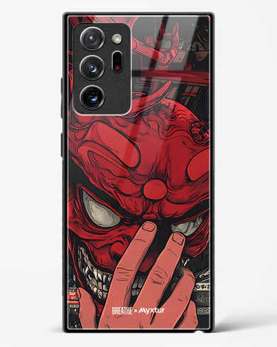 Oni Mask [BREATHE] Glass Case Phone Cover (Samsung)