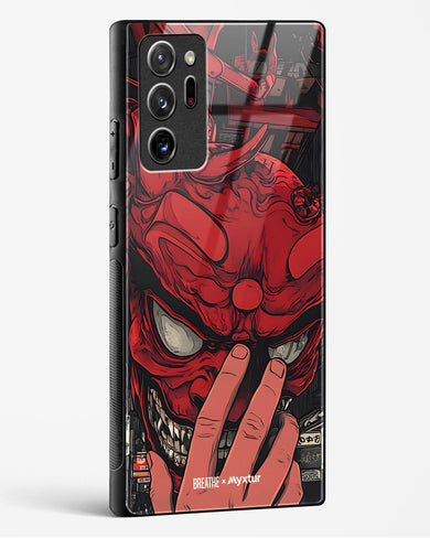 Oni Mask [BREATHE] Glass Case Phone Cover (Samsung)