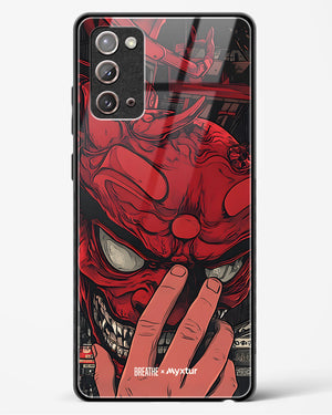 Oni Mask [BREATHE] Glass Case Phone Cover (Samsung)