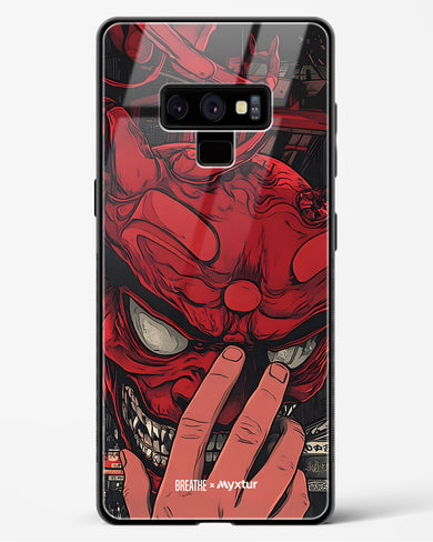 Oni Mask [BREATHE] Glass Case Phone Cover (Samsung)