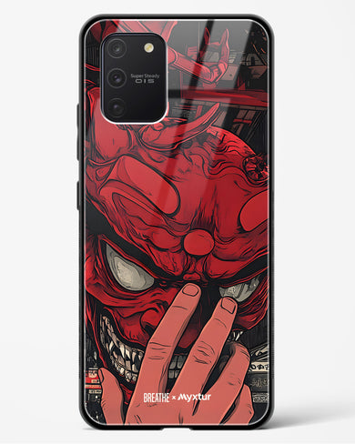 Oni Mask [BREATHE] Glass Case Phone Cover (Samsung)