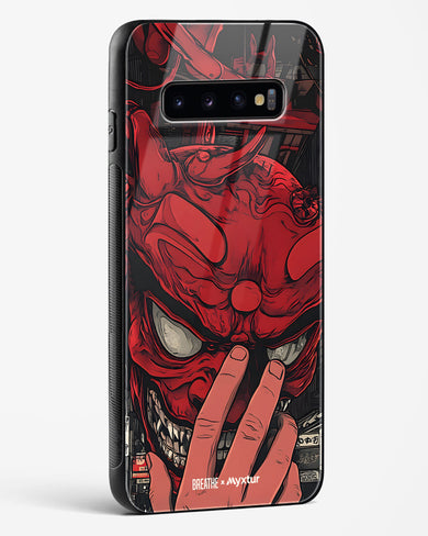 Oni Mask [BREATHE] Glass Case Phone Cover (Samsung)