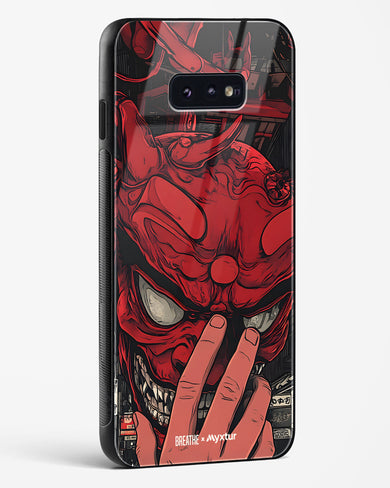 Oni Mask [BREATHE] Glass Case Phone Cover (Samsung)