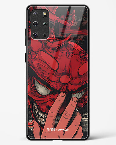 Oni Mask [BREATHE] Glass Case Phone Cover (Samsung)