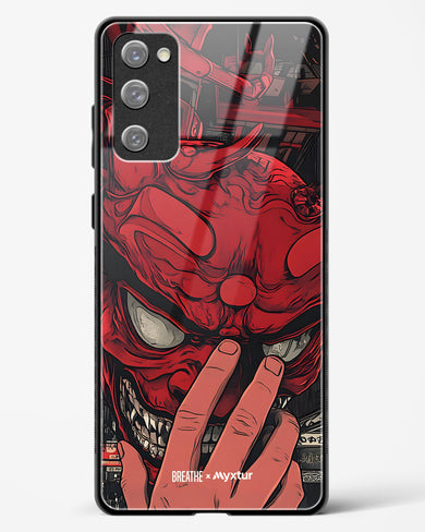 Oni Mask [BREATHE] Glass Case Phone Cover (Samsung)