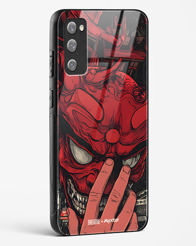 Oni Mask [BREATHE] Glass Case Phone Cover (Samsung)