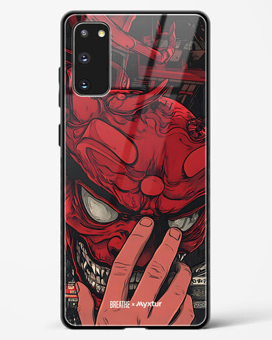 Oni Mask [BREATHE] Glass Case Phone Cover (Samsung)