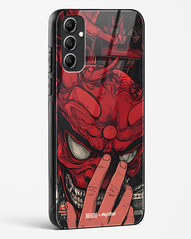 Oni Mask [BREATHE] Glass Case Phone Cover (Samsung)