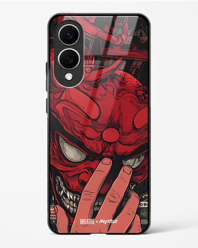 Oni Mask [BREATHE] Glass Case Phone Cover (Samsung)