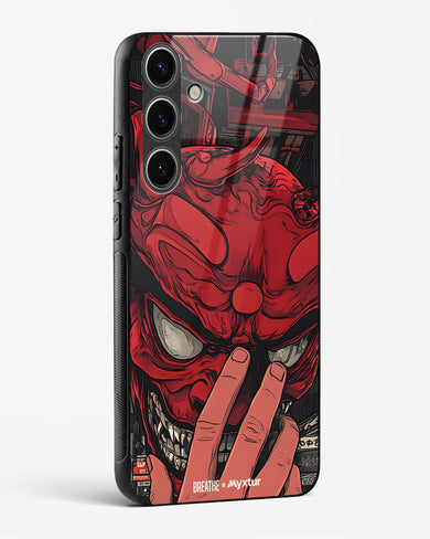 Oni Mask [BREATHE] Glass Case Phone Cover (Samsung)
