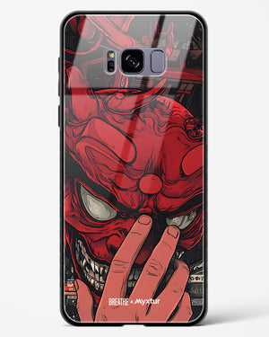 Oni Mask [BREATHE] Glass Case Phone Cover (Samsung)
