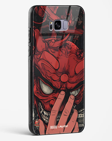 Oni Mask [BREATHE] Glass Case Phone Cover (Samsung)