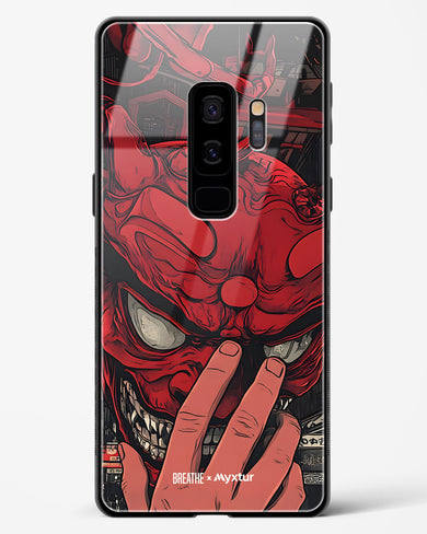 Oni Mask [BREATHE] Glass Case Phone Cover (Samsung)