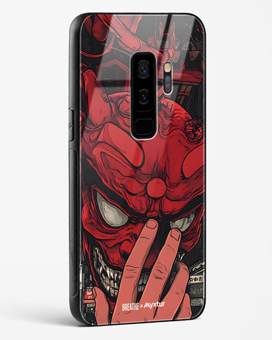 Oni Mask [BREATHE] Glass Case Phone Cover (Samsung)