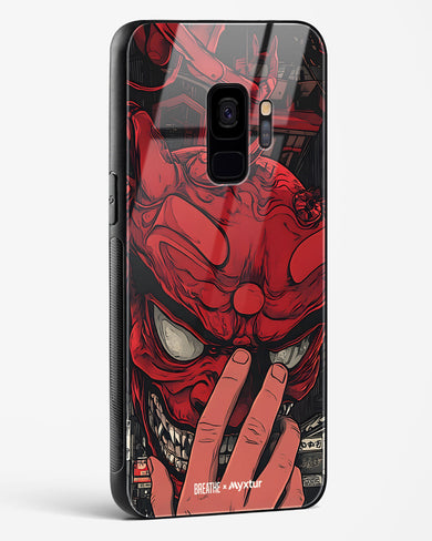 Oni Mask [BREATHE] Glass Case Phone Cover (Samsung)