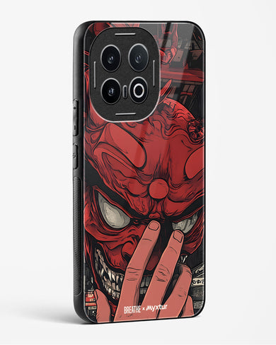 Oni Mask [BREATHE] Glass Case Phone Cover (Vivo)