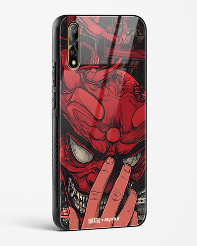 Oni Mask [BREATHE] Glass Case Phone Cover (Vivo)