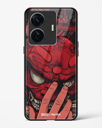 Oni Mask [BREATHE] Glass Case Phone Cover (Vivo)