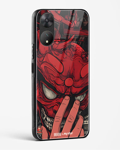 Oni Mask [BREATHE] Glass Case Phone Cover (Vivo)