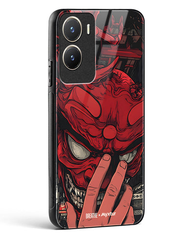 Oni Mask [BREATHE] Glass Case Phone Cover (Vivo)