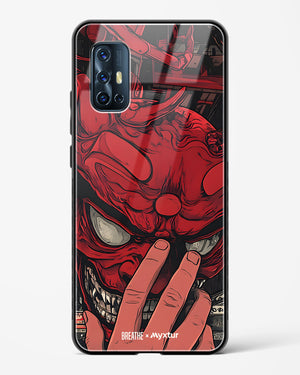 Oni Mask [BREATHE] Glass Case Phone Cover (Vivo)