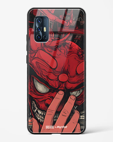 Oni Mask [BREATHE] Glass Case Phone Cover (Vivo)